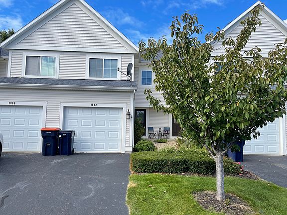 Back of Towhouse with Garage