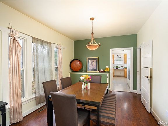 Dining Room with a built in wet bar