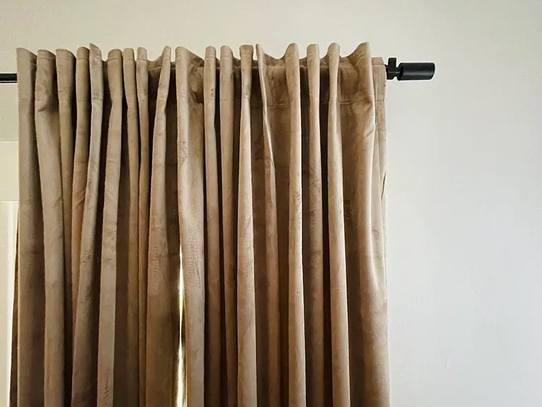Custom window treatments throughout the entire unit.