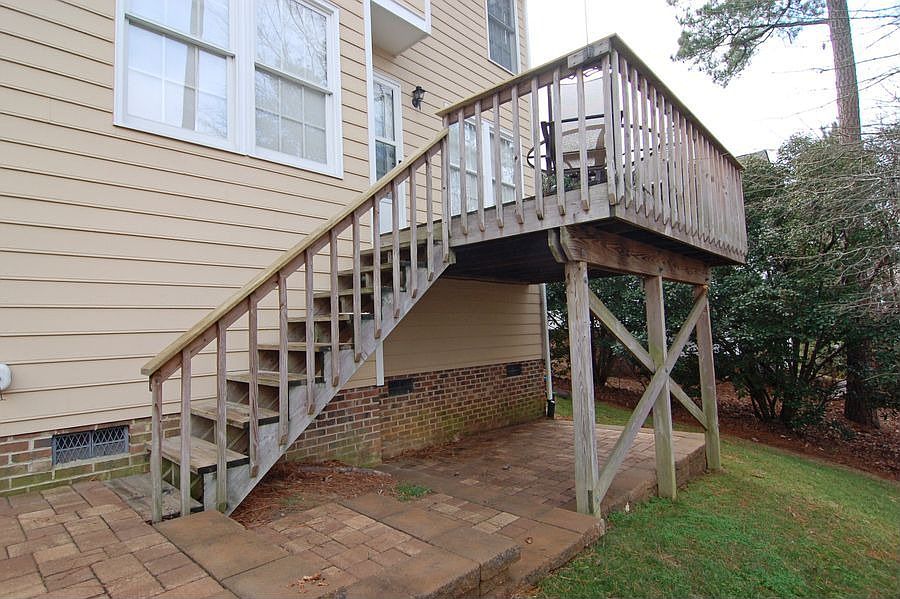 Deck and patio
