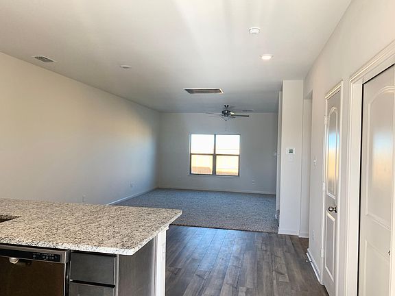 View after walking into the house from front entrance.