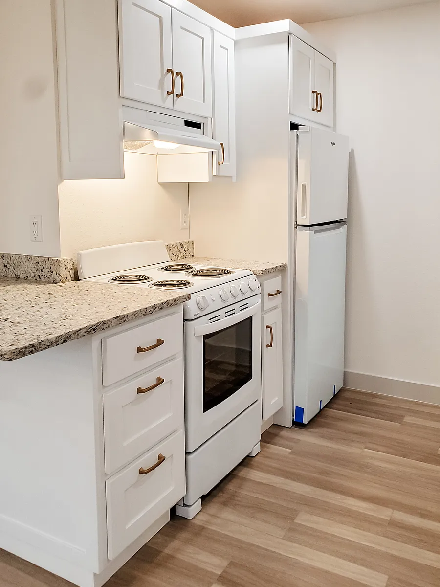 Apartment size range and refrigerator (24") - 135 N Holly St #A