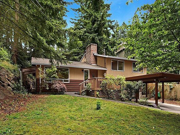 Park like setting and home sits up and way off of private drive.