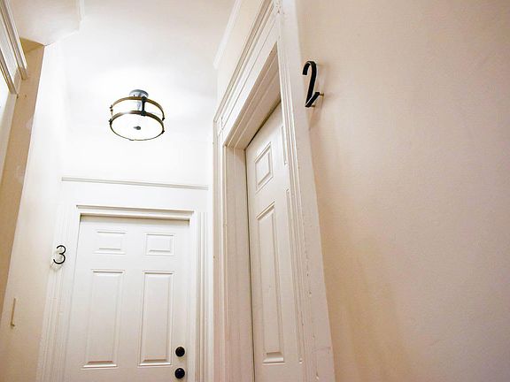 There is a closet across from your front door that is under lock and key and that provides extra storage.