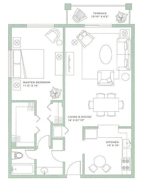 Floor plan Dunes