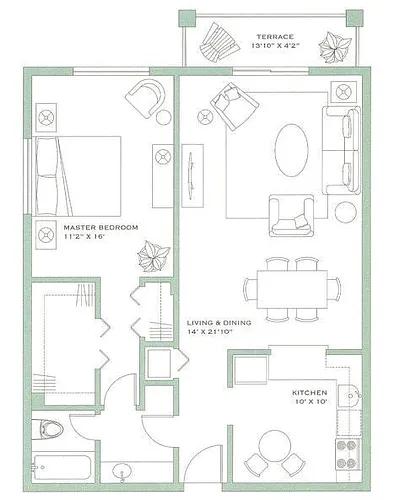 Floor plan Dunes