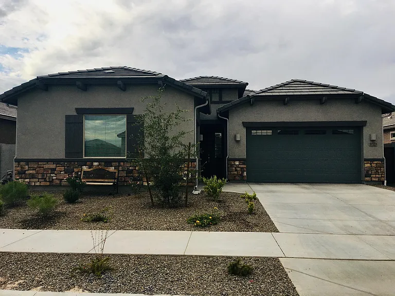 Outside of main home and suite