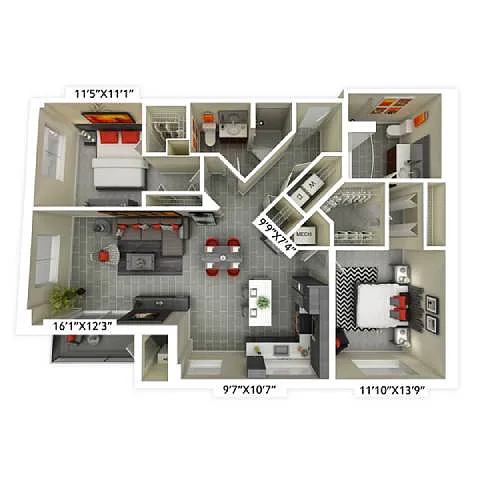 Floor plan C8-07