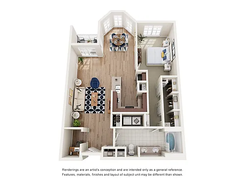 Floor plan 1X1