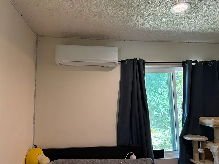 Master bedroom with split type A/C
