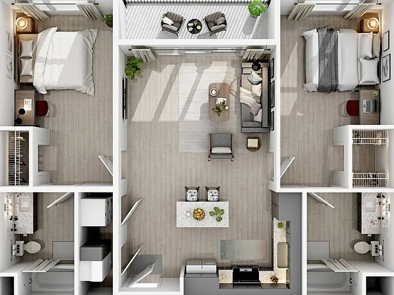 2 Bed 2 Bath A 2 Bed 2 Bath A