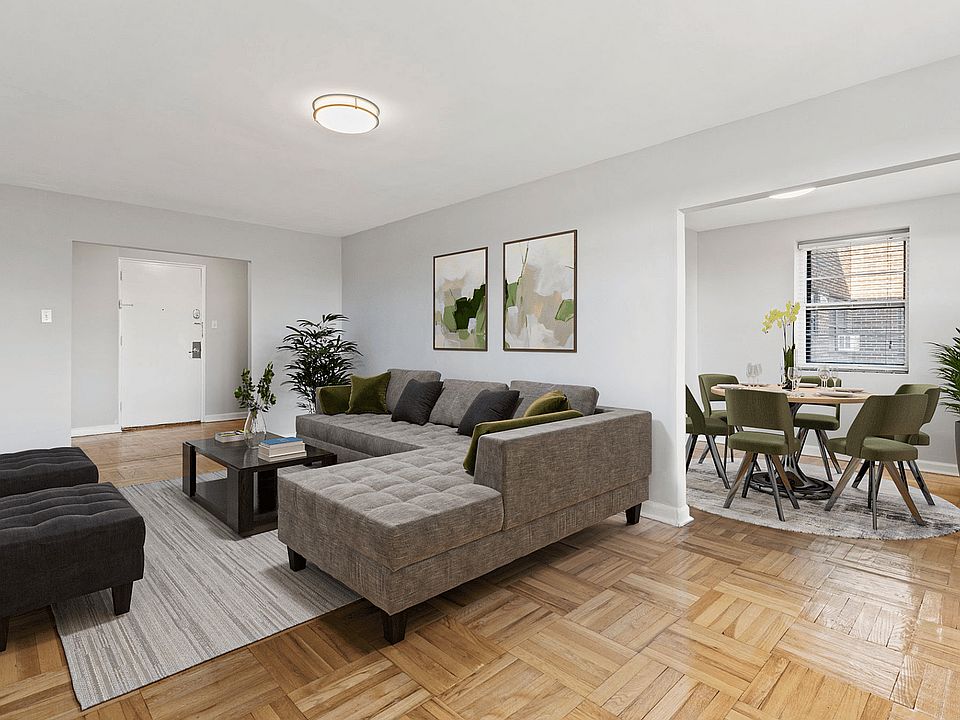Experience unparalleled comfort in this modern, open-concept living and dining area.