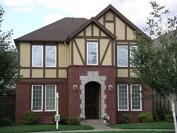 Front of home faces park