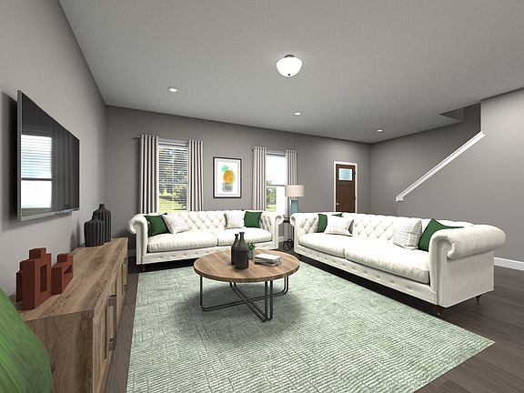 Spend time with friends and family in the Lewiston s bright, open-concept living space.