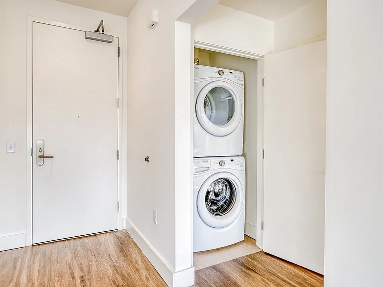 In home washers and dryers