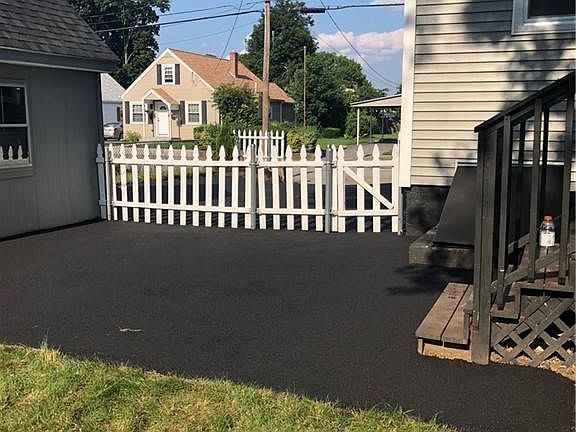 Newly paved Driveway