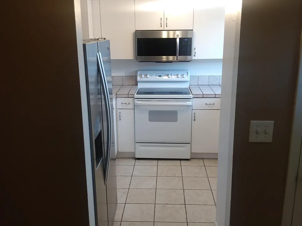 Kitchen from main entry way.