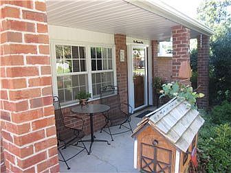 Inviting front porch