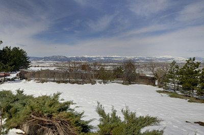 views of the Flatiron Mountain