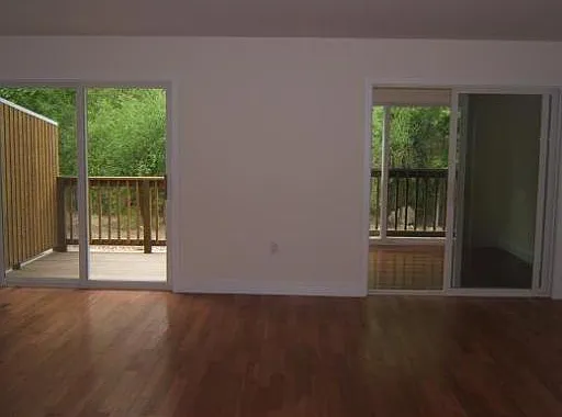 Great Room to deck and Sunroom