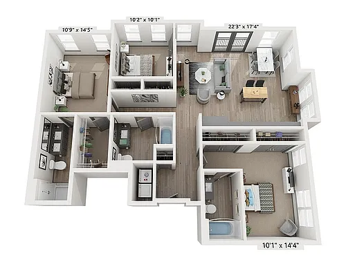 Floor plan The Clermont