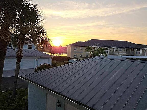 Sunrise from entry landing