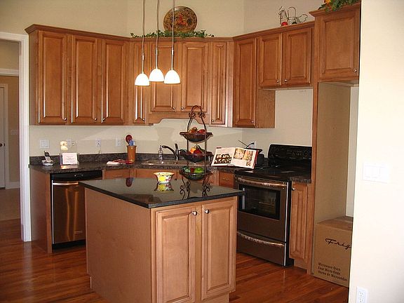 Dream kitchen with hardwood floors!