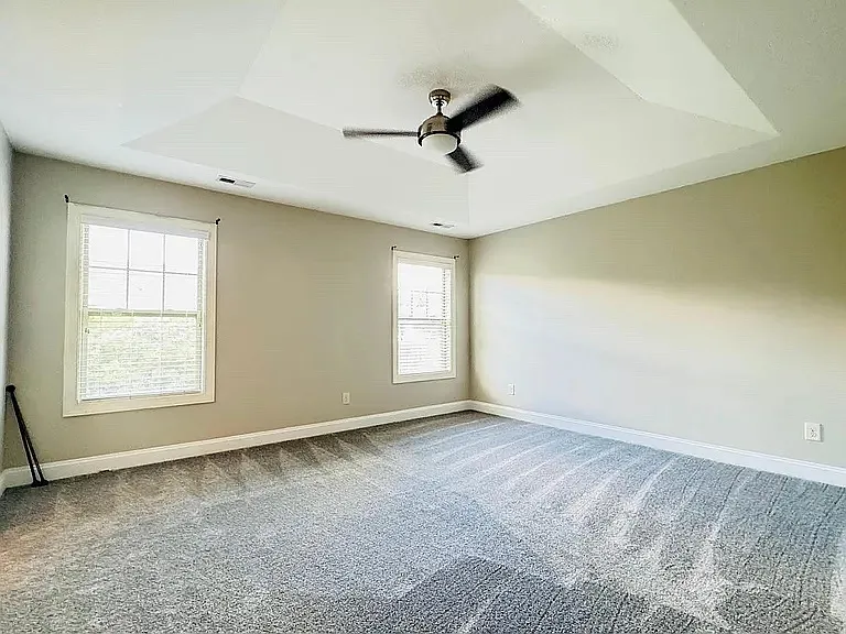 Master bedroom, remote controlled fan and lights