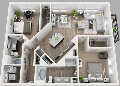 Floor plan B4