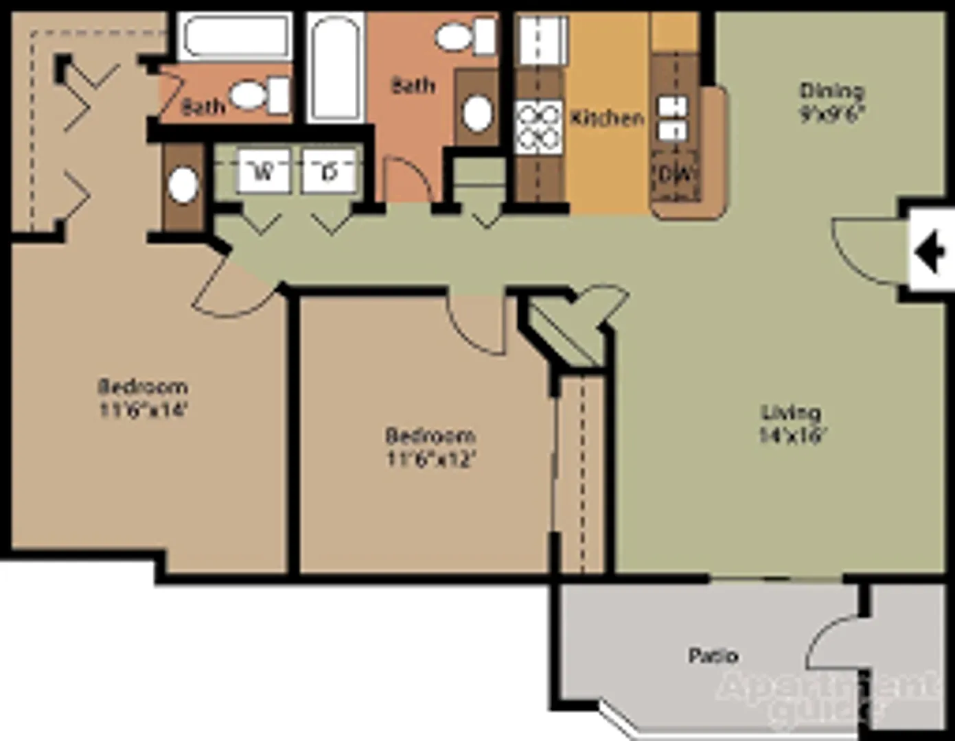 Biltmore Area 2 Bedroom Condo In Gated Community — Photo 4