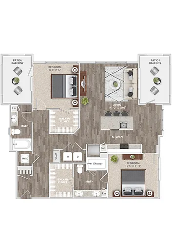 Floor plan B11