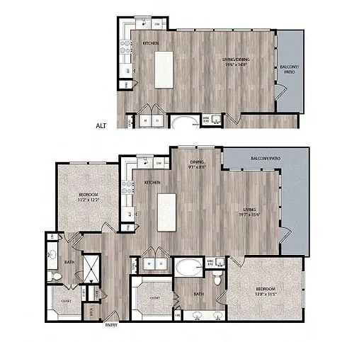 Floor plan B3