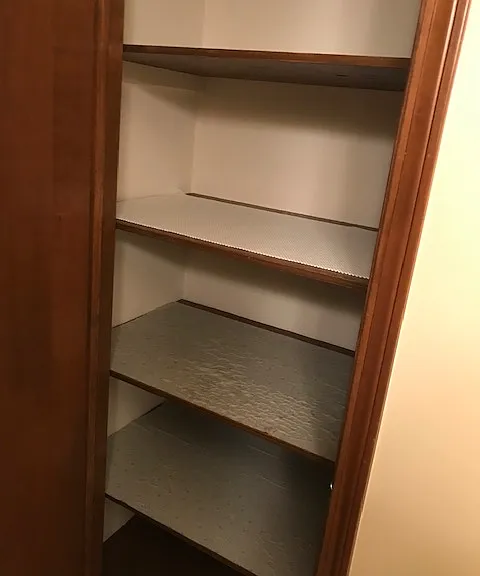 Additional closet space for linens