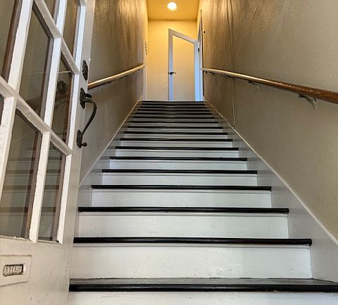 Staircase to unit