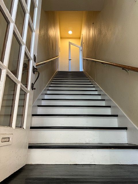 Staircase to unit