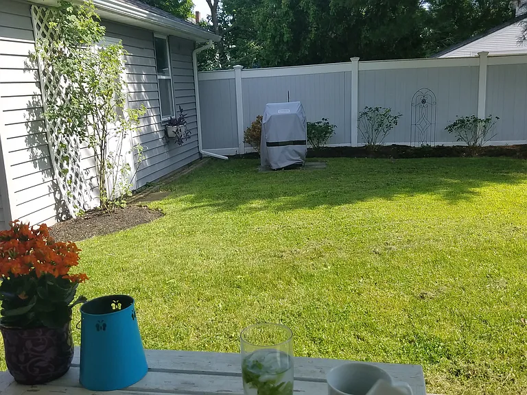 Common yard- shared with one other unit