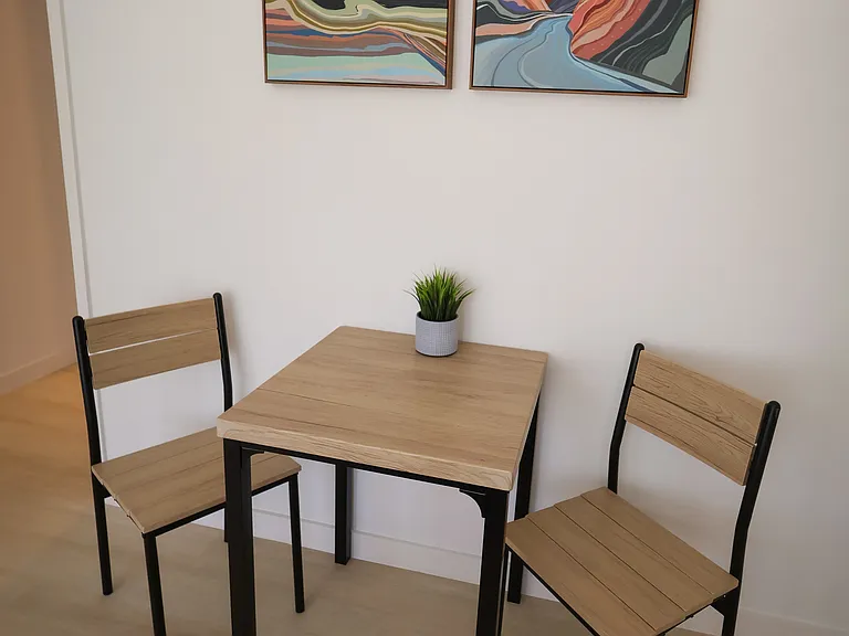 Dining area. Can also serve as a secondary work/study area.