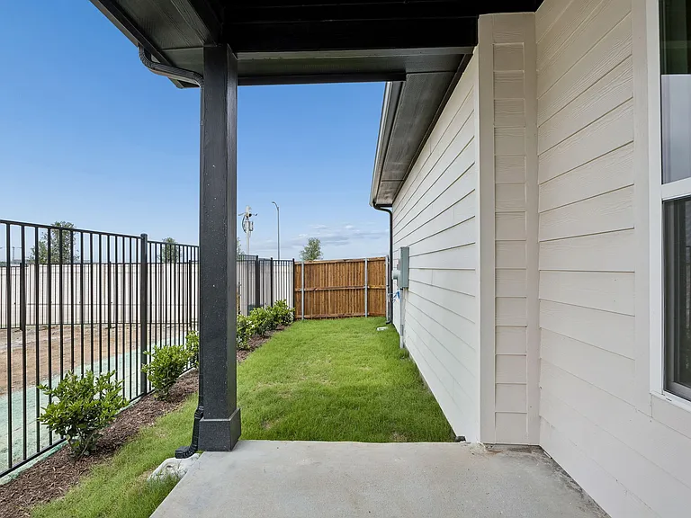 Back Patio with Park View