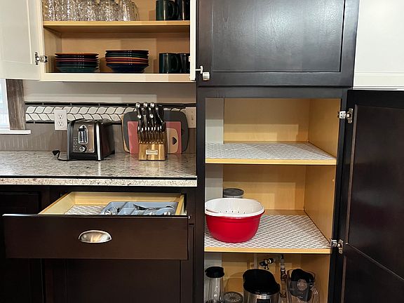 Dishes, glassware and many of your favorite appliances.