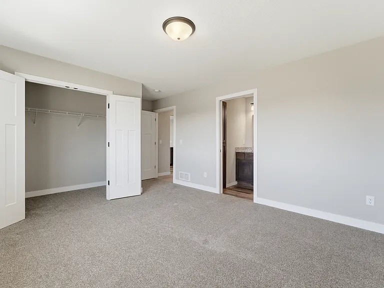 Master Bedroom To Master Walkin Closet & Master Bath.