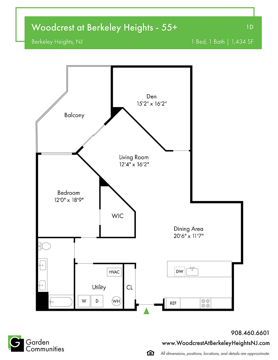 Floor plan $2.78/sq.ft. - 1D