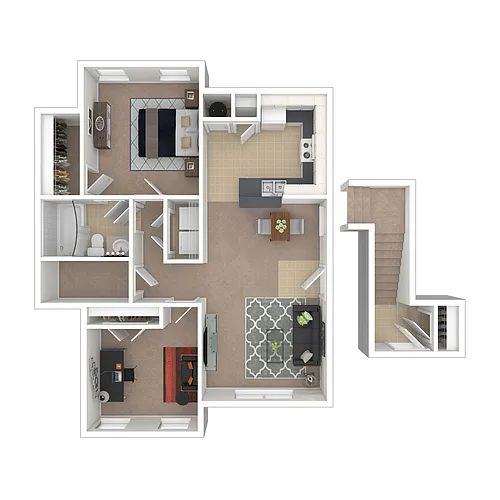 Floor plan The Vinyard - Carriage House Renovated