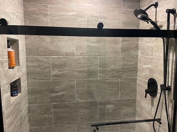 Hall bathroom shower