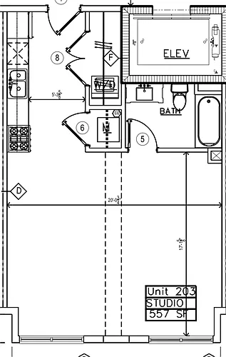 Floor plan 203 Line