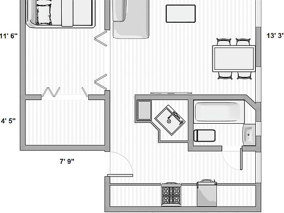 3rd image of 335 E 5th St #8F