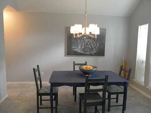 Formal dining room as you enter the home