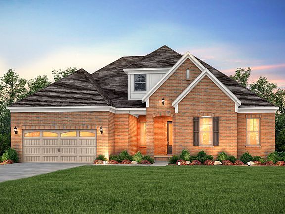 Southampton Exterior 6 features Brick and Covered Front Porch