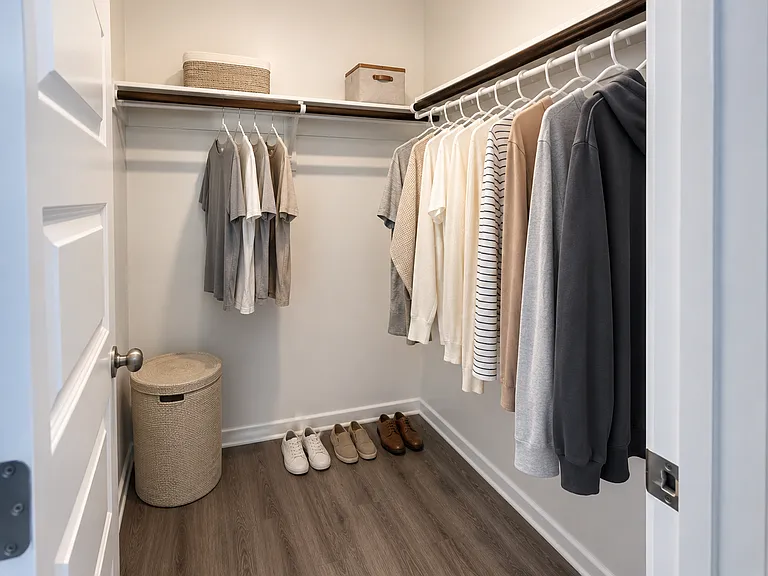 Second and third bedroom have full walk-in closets