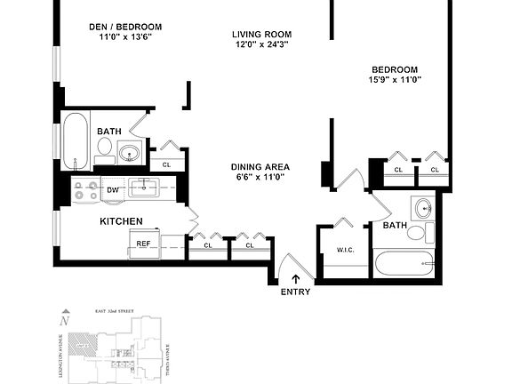 2nd image of 155 E 31st St #W30d