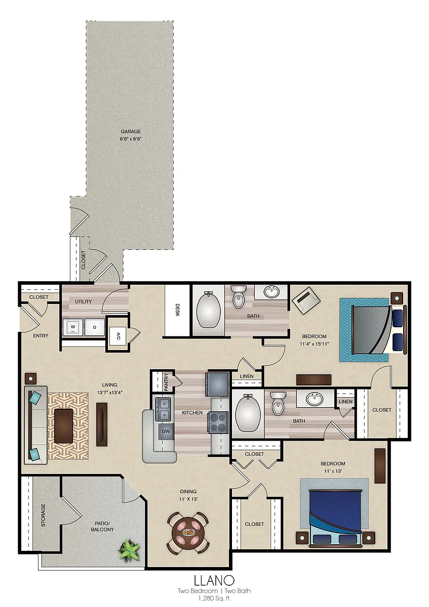 Floor plan Llano